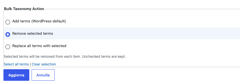 WooCommerce product taxonomies