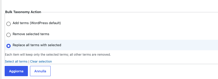 Secure bulk edit for any post type